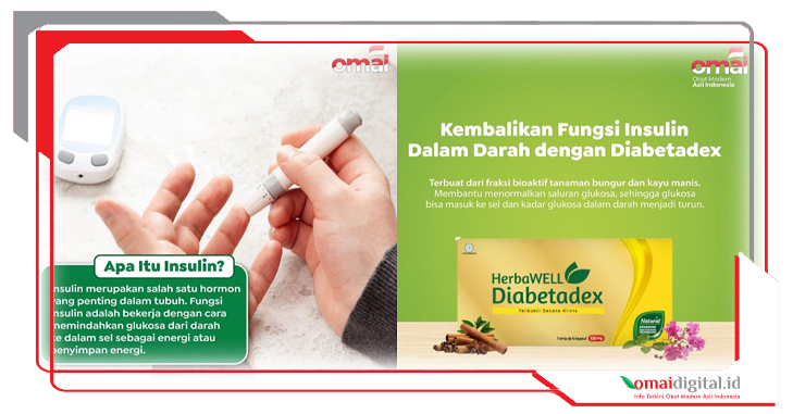 OMAI Diabetadex Solusi Tepat Menurunkan Gula Darah Pasien Diabetes dan Pre Diabetes
